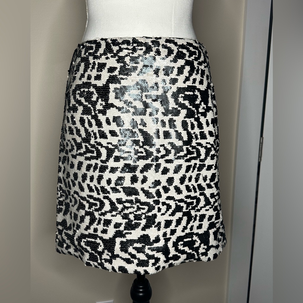 Nwt Banana Republic Sequin Skirt Size 6